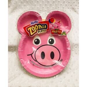Hefty ZooPals 20 Pack Coated Paper Plates-Party Edition 2023 Edition-NEW, SEALED